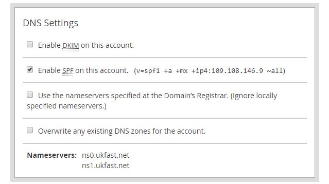 DNS Settings