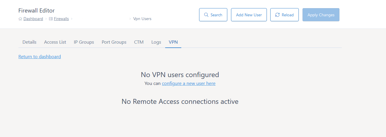 Existing RA VPN