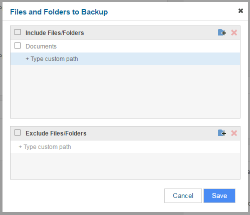files folders default