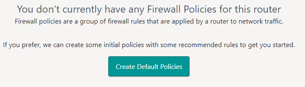 Firewall Policies