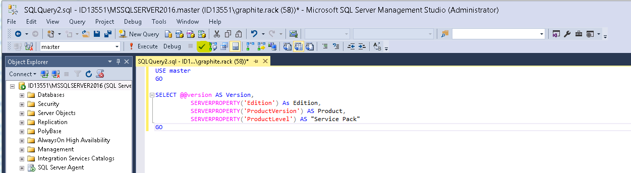 SQL Studio Manager Query